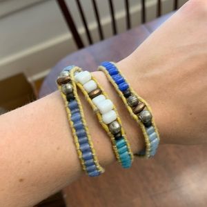 Beaded wrap bracelet